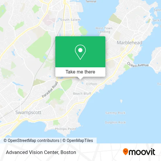 Advanced Vision Center map
