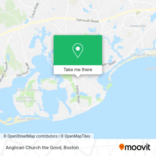 Anglican Church the Good map