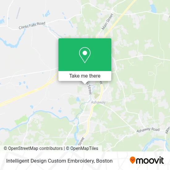 Intelligent Design Custom Embroidery map
