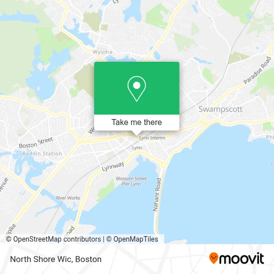 North Shore Wic map