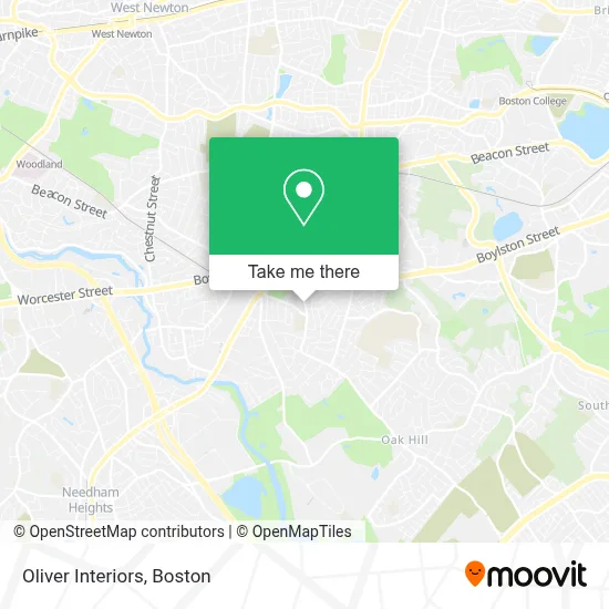 Oliver Interiors map
