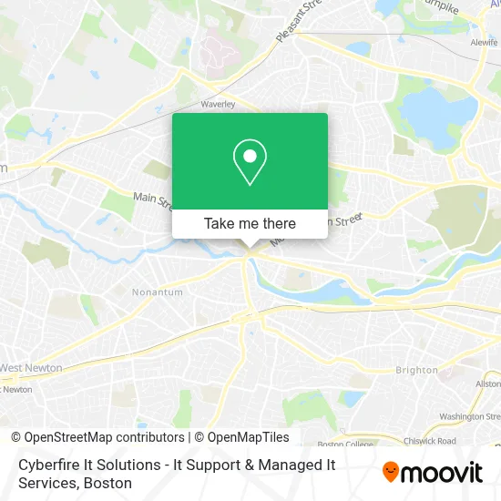 Cyberfire It Solutions - It Support & Managed It Services map