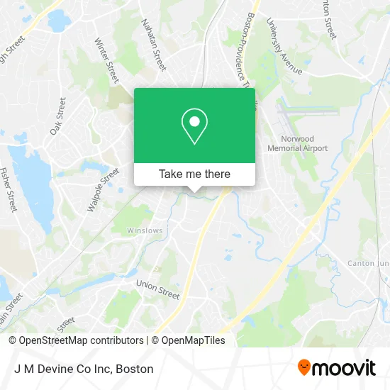 J M Devine Co Inc map