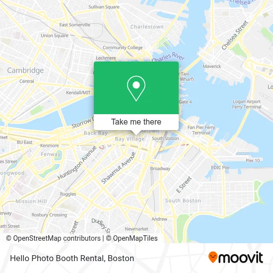 Hello Photo Booth Rental map
