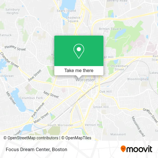 Focus Dream Center map