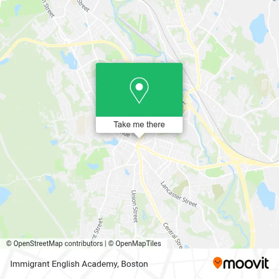 Immigrant English Academy map