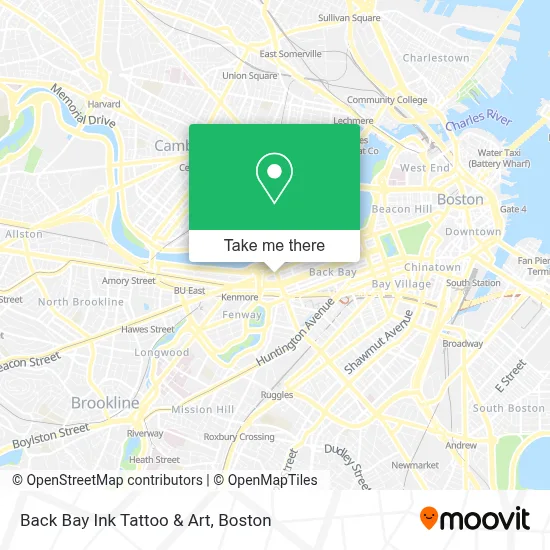 Back Bay Ink Tattoo & Art map
