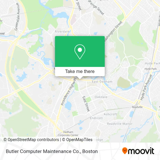 Butler Computer Maintenance Co. map