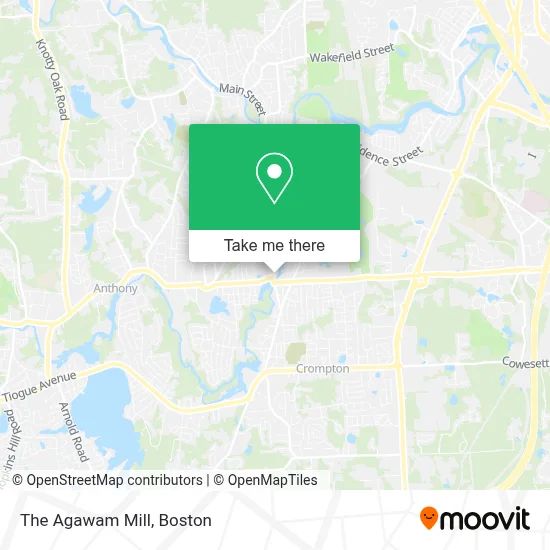 The Agawam Mill map