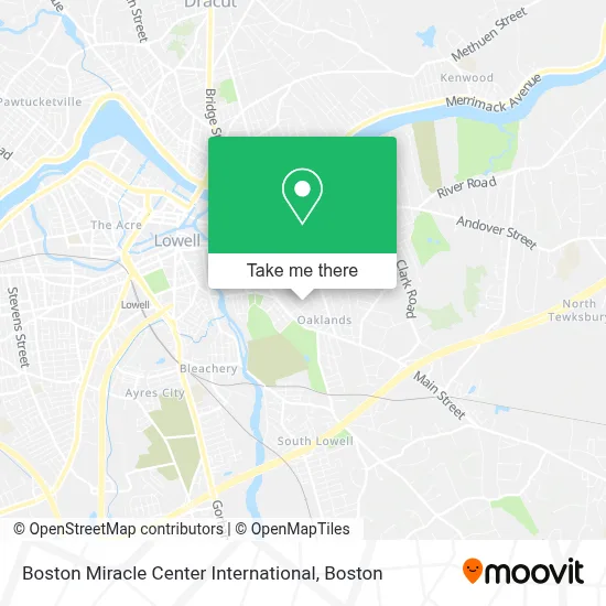 Boston Miracle Center International map