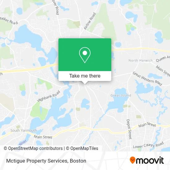 Mctigue Property Services map