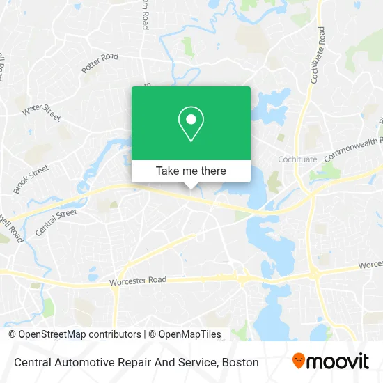 Central Automotive Repair And Service map