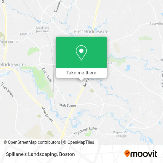 Spillane's Landscaping map