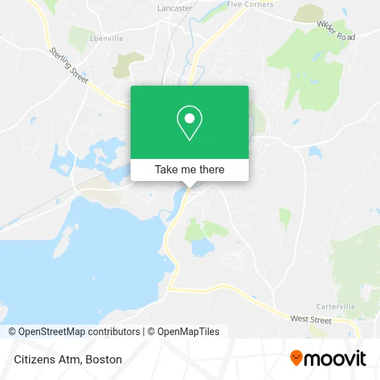 Citizens Atm map