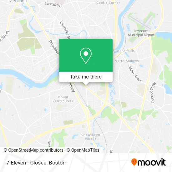 7-Eleven - Closed map