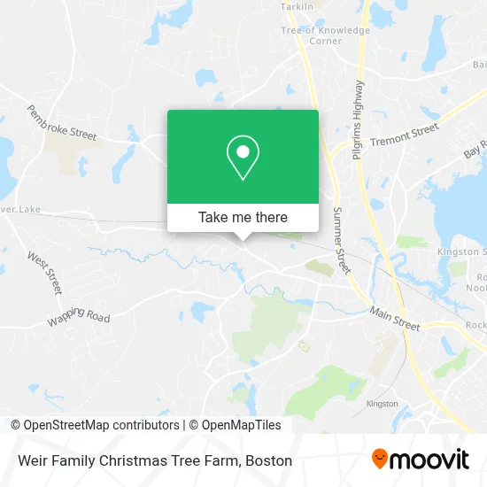 Weir Family Christmas Tree Farm map