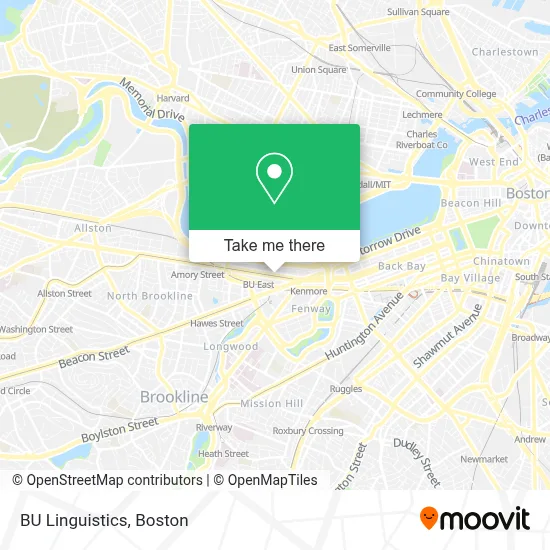 BU Linguistics map