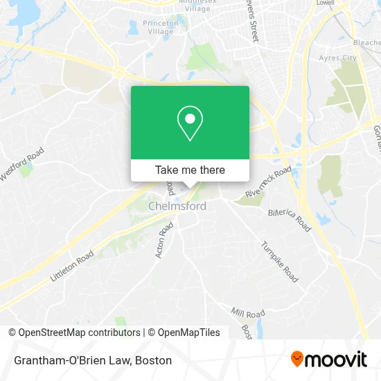 Grantham-O'Brien Law map