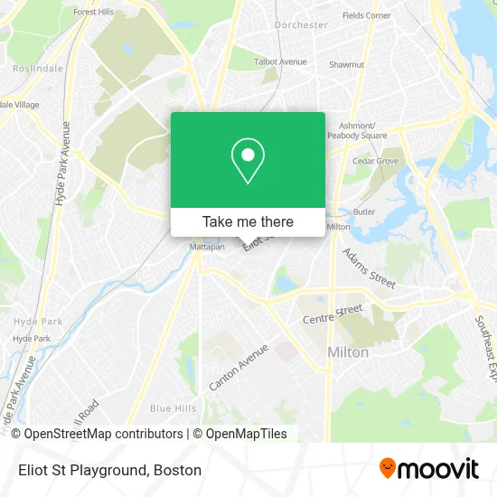 Eliot St Playground map