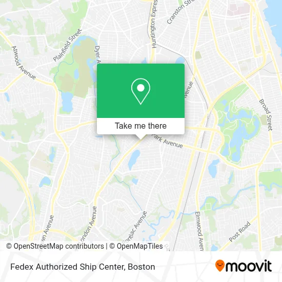 Fedex Authorized Ship Center map