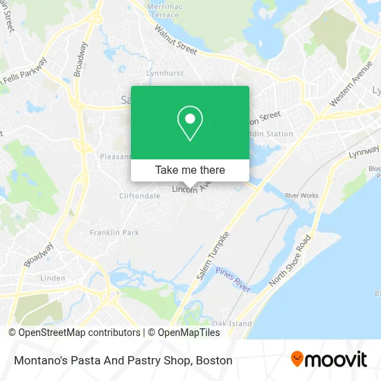 Montano's Pasta And Pastry Shop map