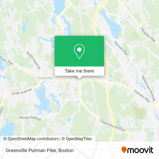 Greenville Putman Pike map