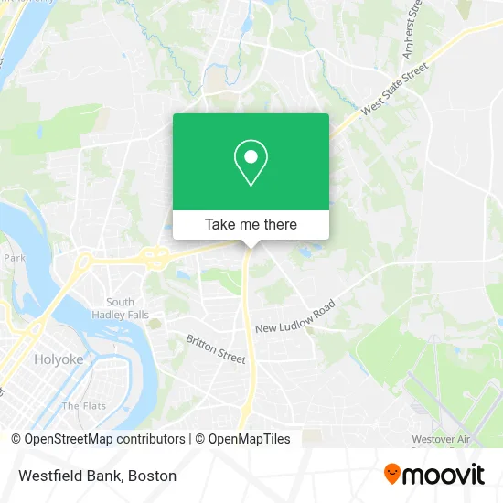 Westfield Bank map
