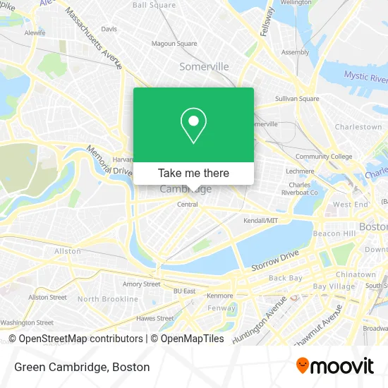 Green Cambridge map