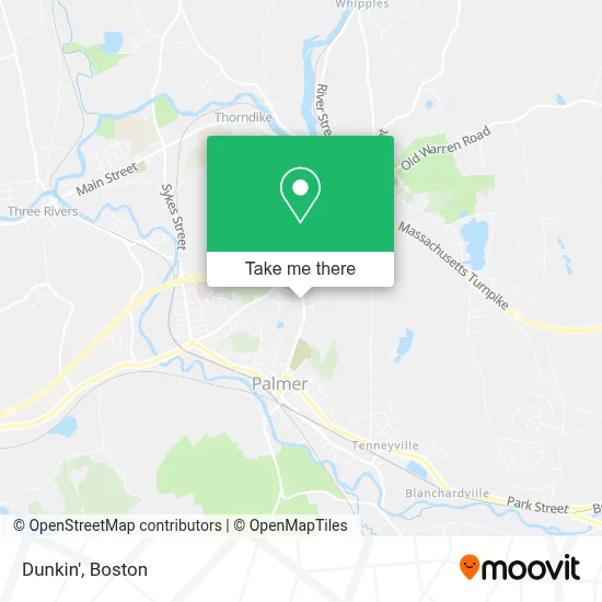 Dunkin' map
