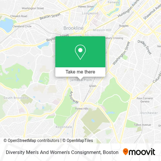 Diversity Men's And Women's Consignment map