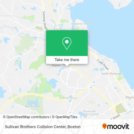 Sullivan Brothers Collision Center map