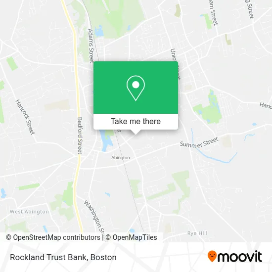 Rockland Trust Bank map