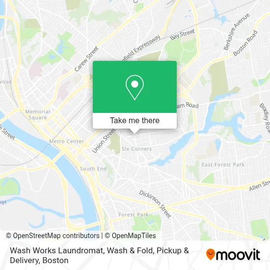 Wash Works Laundromat, Wash & Fold, Pickup & Delivery map