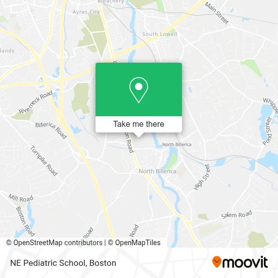 NE Pediatric School map