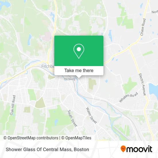 Shower Glass Of Central Mass map