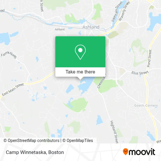Camp Winnetaska map