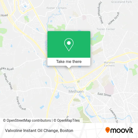 Valvoline Instant Oil Change map
