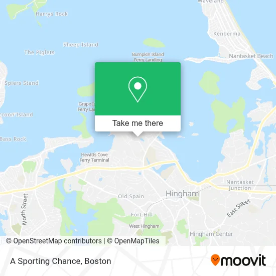 A Sporting Chance map