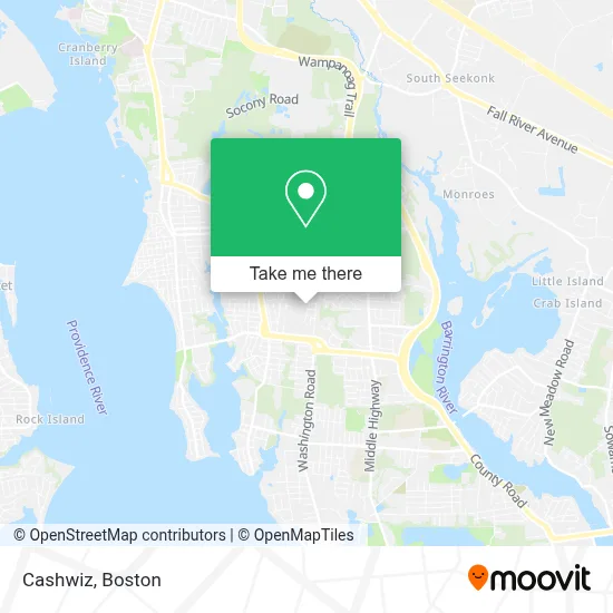 Cashwiz map