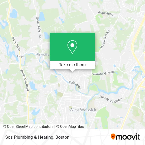 Sos Plumbing & Heating map