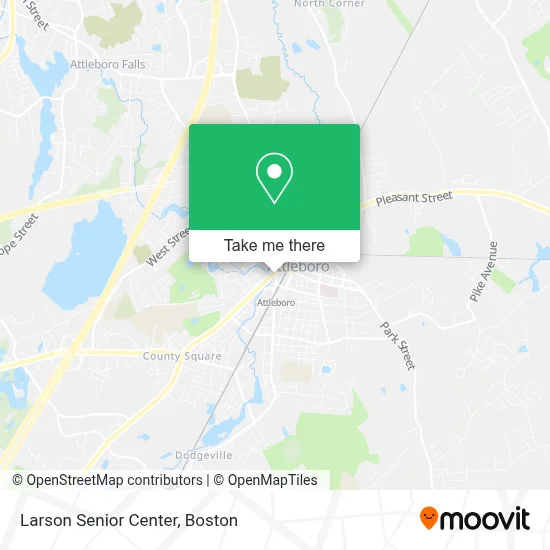 Larson Senior Center map