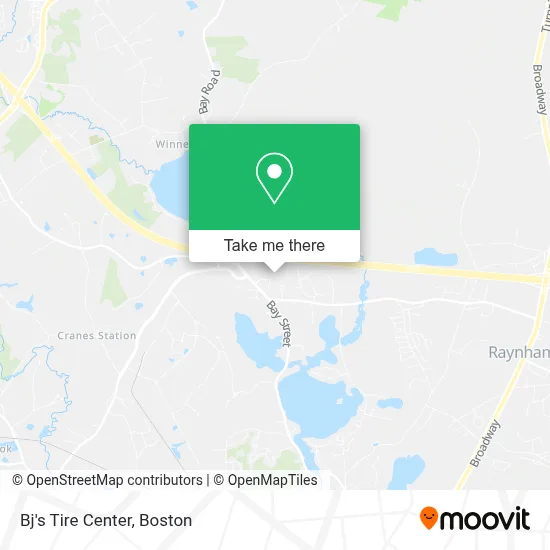 Bj's Tire Center map