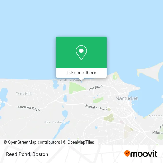 Reed Pond map