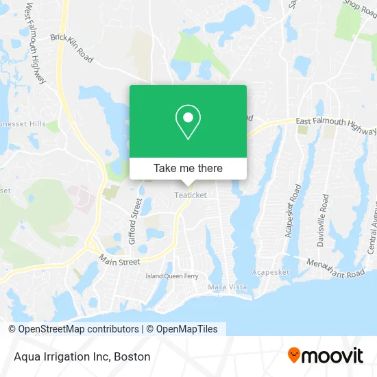 Aqua Irrigation Inc map