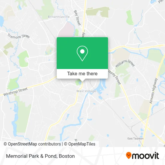 Memorial Park & Pond map