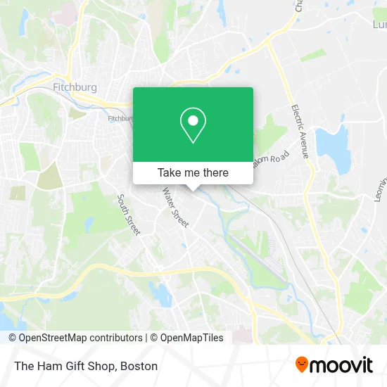 The Ham Gift Shop map