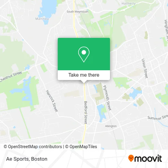 Ae Sports map