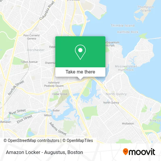 Amazon Locker - Augustus map