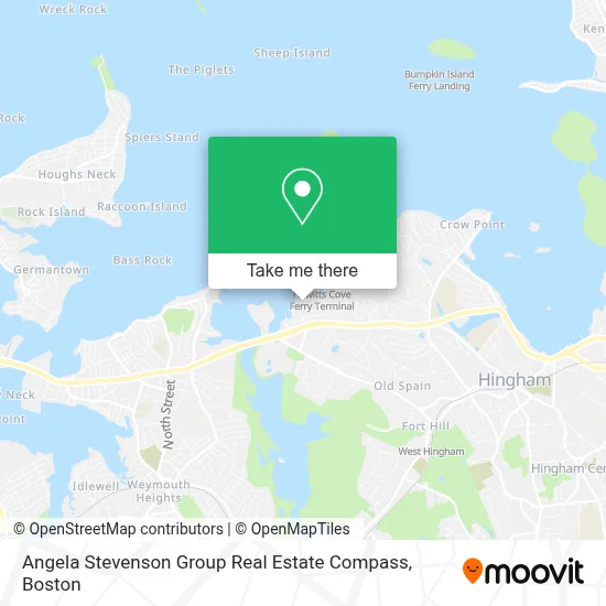 Angela Stevenson Group Real Estate Compass map