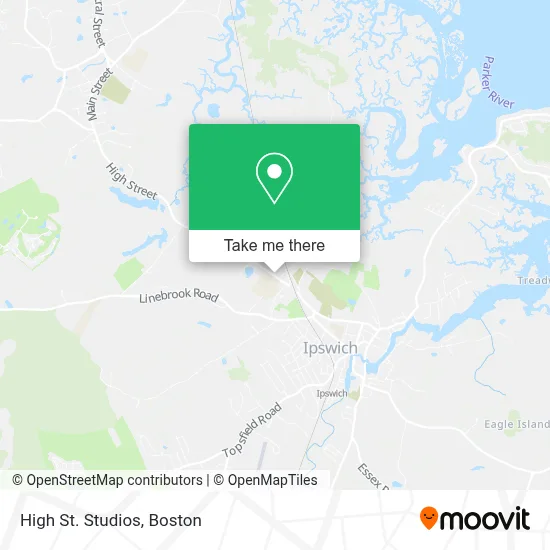High St. Studios map